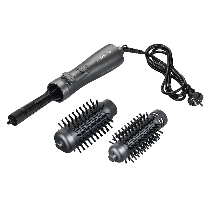 Uscător de păr-perie Polaris PHS 1020RK Grafit
1000 W | Rețea | 0.61 kg