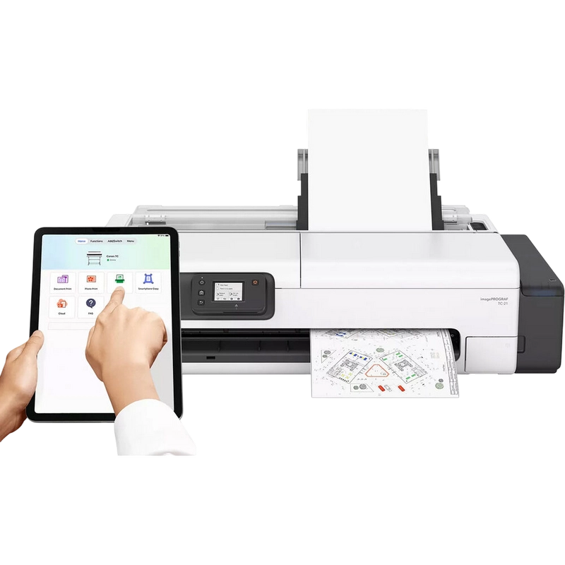 Широкоформатный плоттер Canon imagePROGRAF TC-21 Цветной A1 Белый