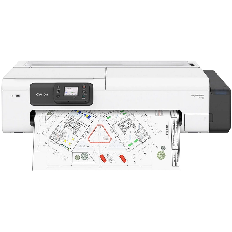 Широкоформатный плоттер Canon imagePROGRAF TC-21M Цветной A1 Белый
