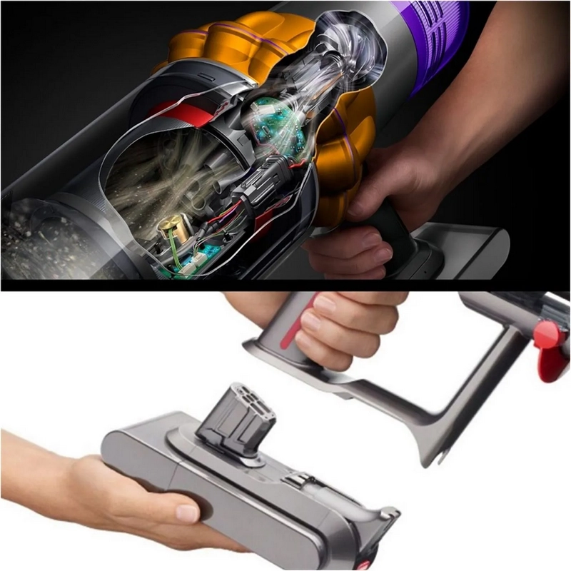Aspirator Vertical Dyson V15 Detect Absolute Argintiu
Uscată | 240 W | Container | 0.77 l