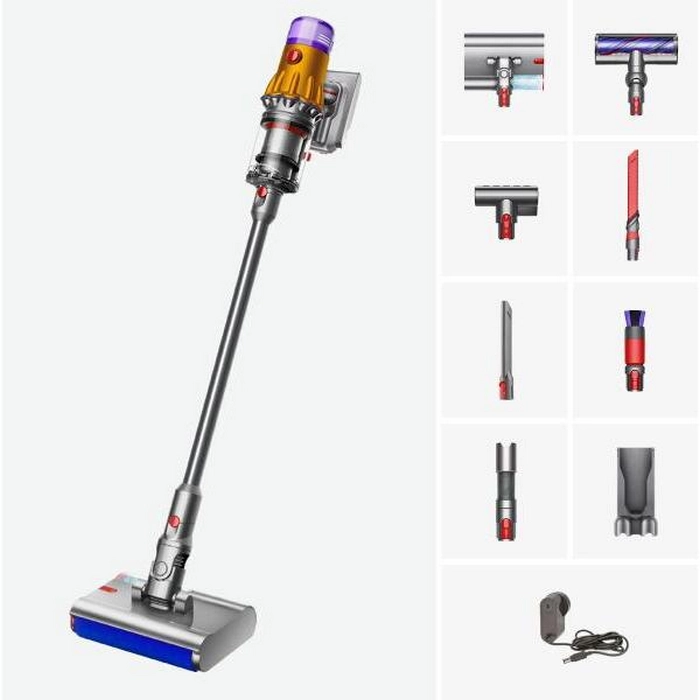Aspirator Vertical Dyson V12s Detect Slim Submarine Galben
Uscată,Umedă | 150 W | Container | 0.35 l