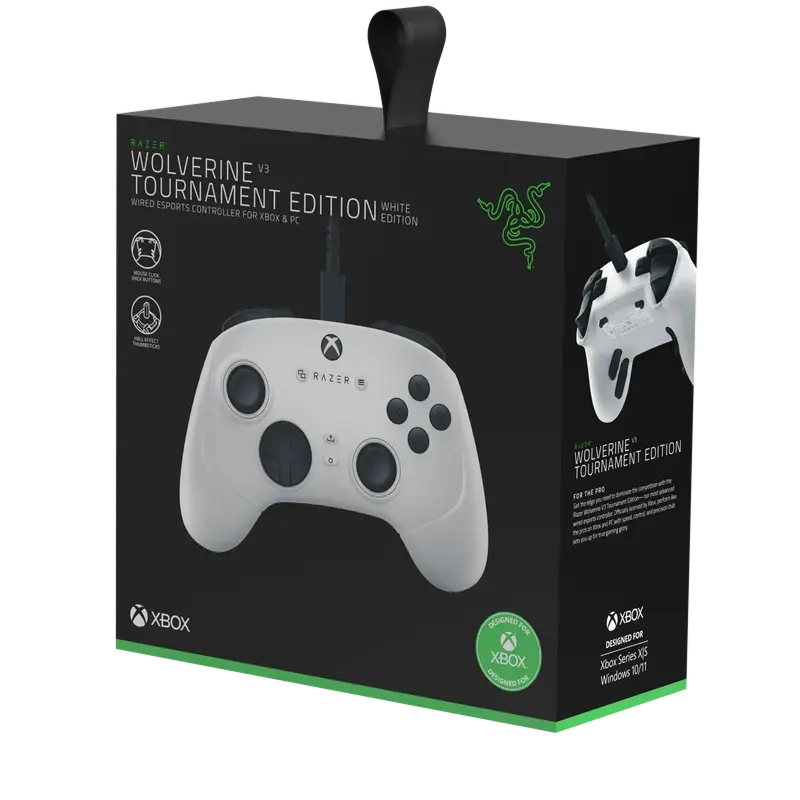Gamepad Razer Wolverine V3 Alb
Cu fir | USB