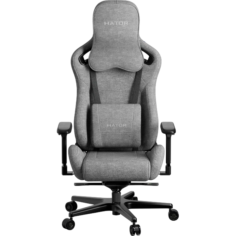 Cumpara  Scaune de jocuri - Scaun Gaming HATOR Arc Textil Stone Gray
Alum..