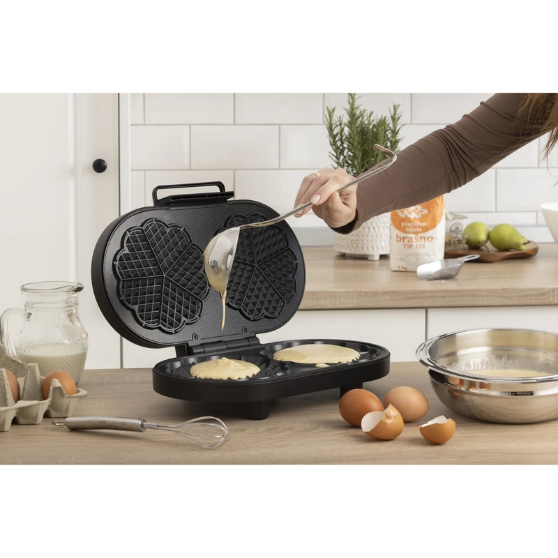 Aparat pentru vafe Gorenje WM1200B Negru
1200 W | 5 moduri