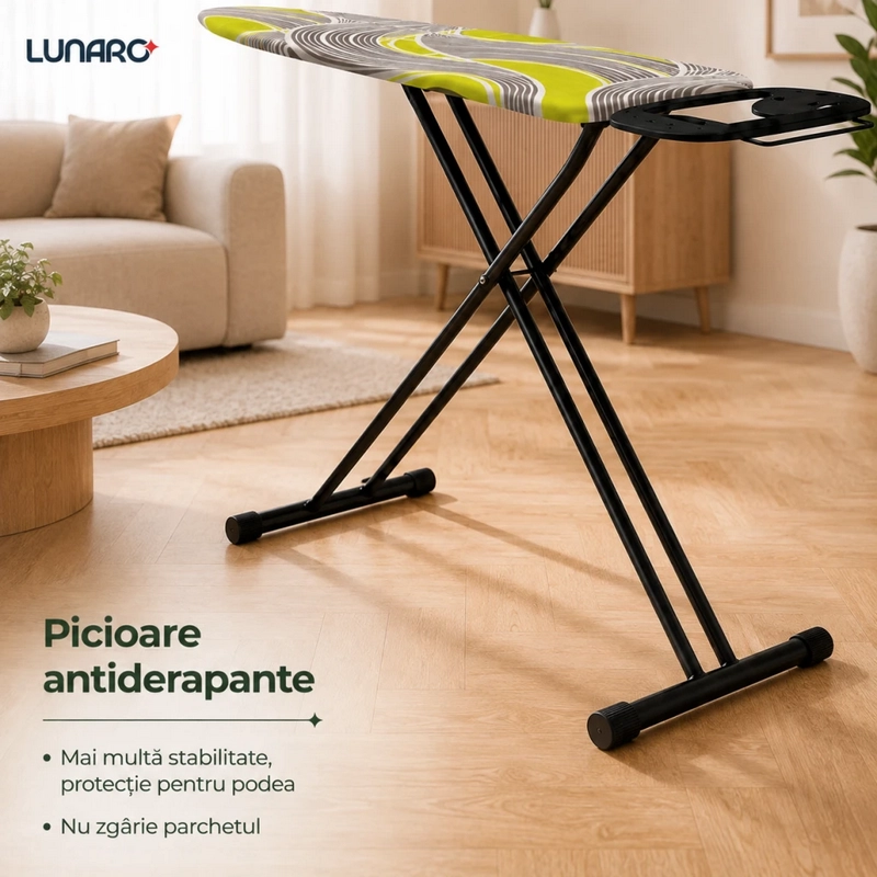 Masă De Călcat Lunaro VERA-BK Negru
Metal