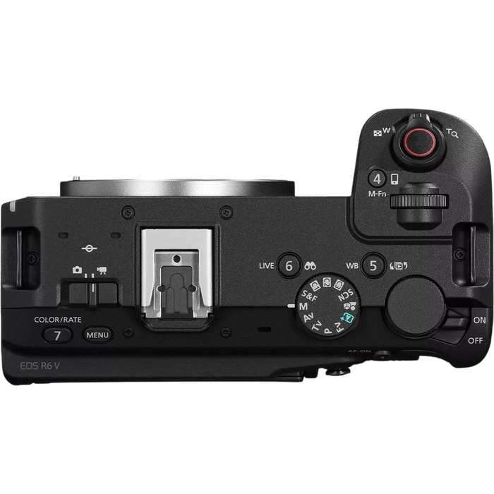 Aparat Foto Mirrorless Canon EOS R6 V Body
CMOS (35.9 x 23.9 mm) | Dual Pixel CMOS AF