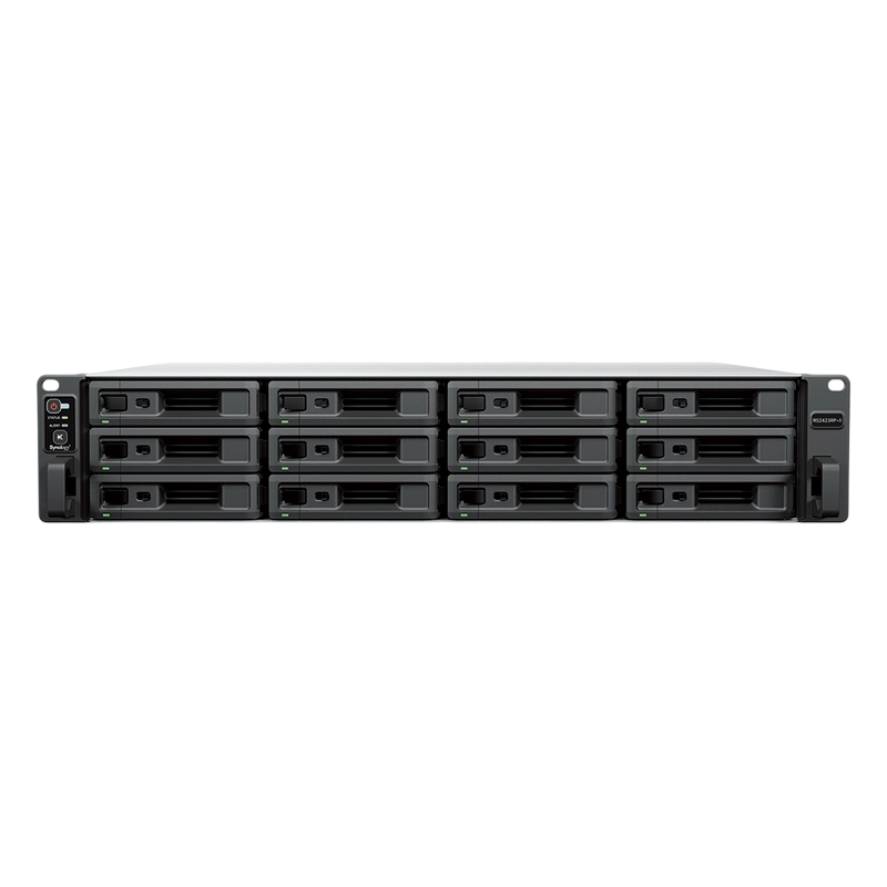 Stocare atașată la rețea SYNOLOGY RS2423RP+II Argintiu
Rack Station | AMD Ryzen V1780B, 4-core 3.35 GHz | 8 GB DDR4 ECC UDIMM