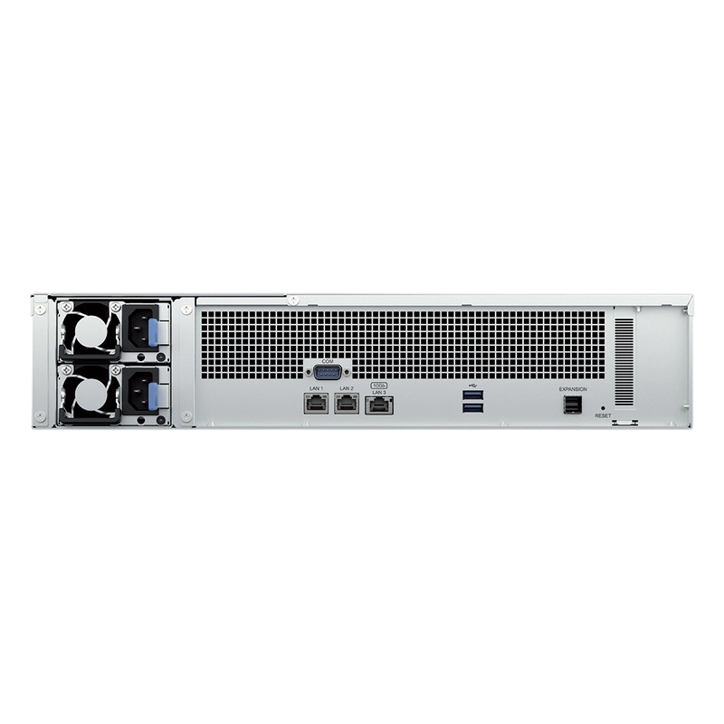 Stocare atașată la rețea SYNOLOGY RS2423RP+II Argintiu
Rack Station | AMD Ryzen V1780B, 4-core 3.35 GHz | 8 GB DDR4 ECC UDIMM