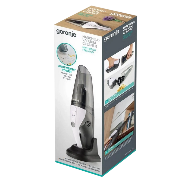 Ручной Пылесос Gorenje MVC148FGW Черный