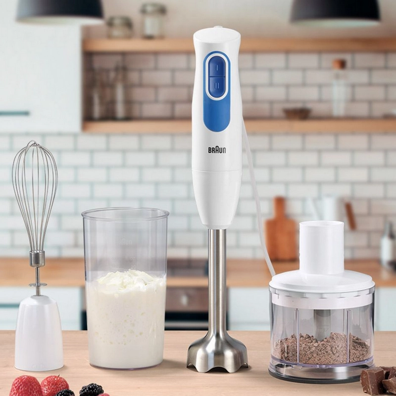 Blender de mână Braun MQ 20236 M WH Alb
600 W | 0.5 l | Plastic