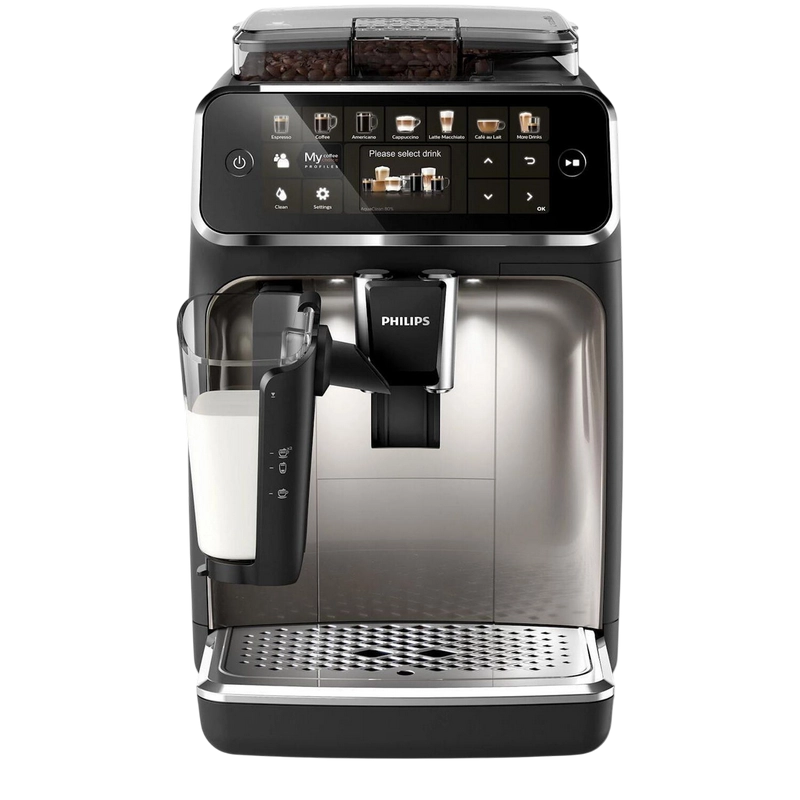 Aparat de cafea Philips EP5447/90 Negru
Cafea boabe | 1500 W | 15 bar | 1.8 l