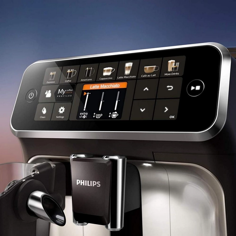 Aparat de cafea Philips EP5447/90 Negru
Cafea boabe | 1500 W | 15 bar | 1.8 l