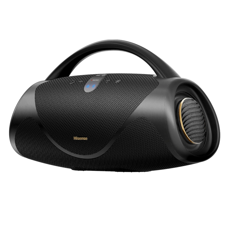 Boxă portabilă Hisense VoyageBoom Negru
272 W | 2.1 CH | IP67 | 24 ore