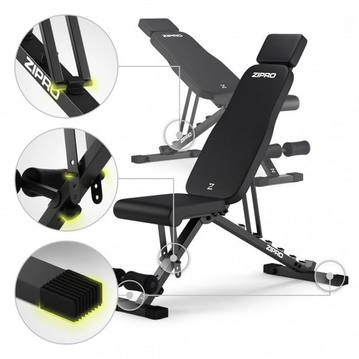 Bancă fitness Zipro Grind Negru
110 kg