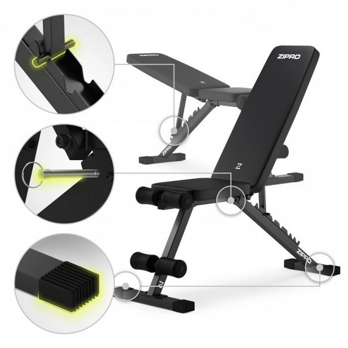 Bancă fitness Zipro Stride Negru
110 kg