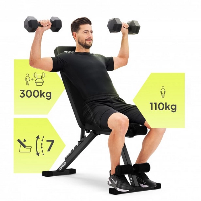 Bancă fitness Zipro Stride Negru
110 kg