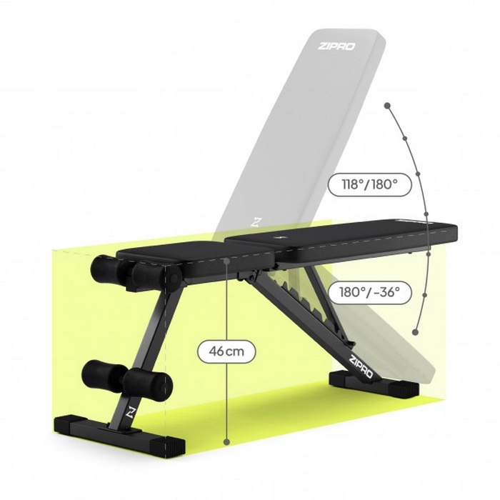 Bancă fitness Zipro Stride Negru
110 kg