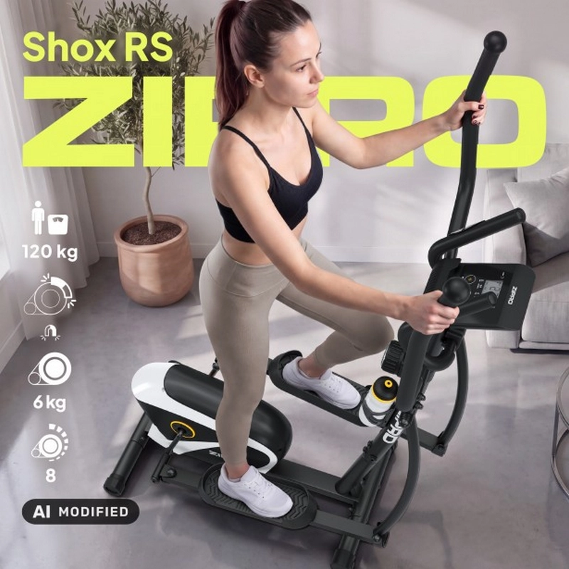 Bicicletă eliptică Zipro Shox RS Negru
120 kg
