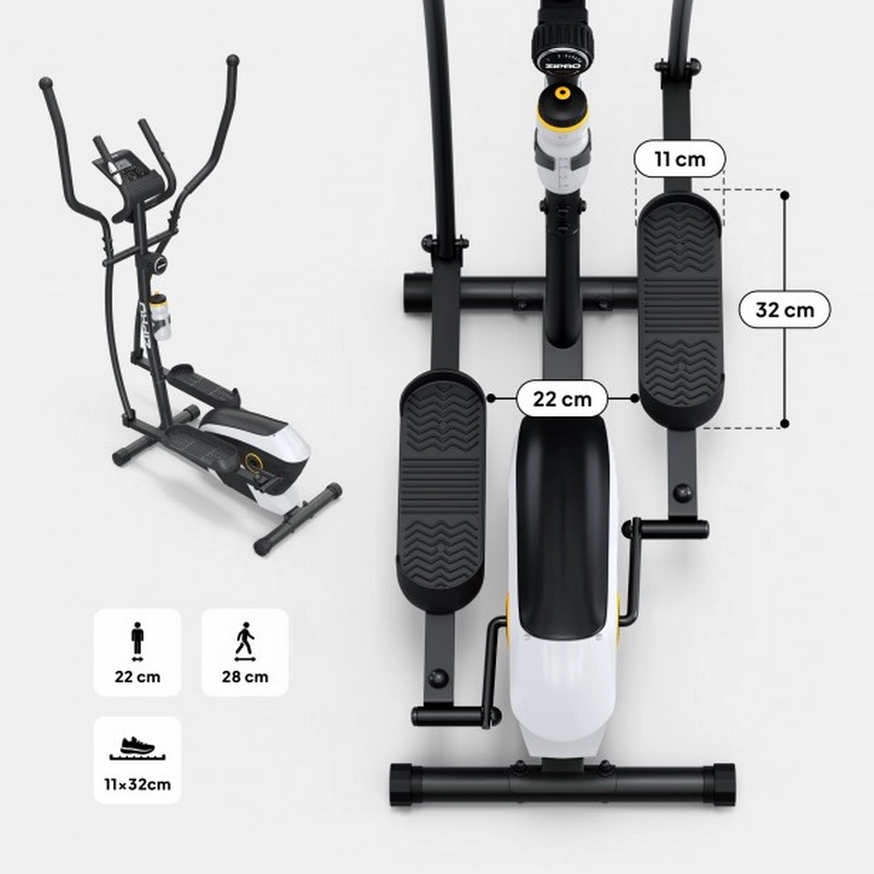 Bicicletă eliptică Zipro Shox RS Negru
120 kg