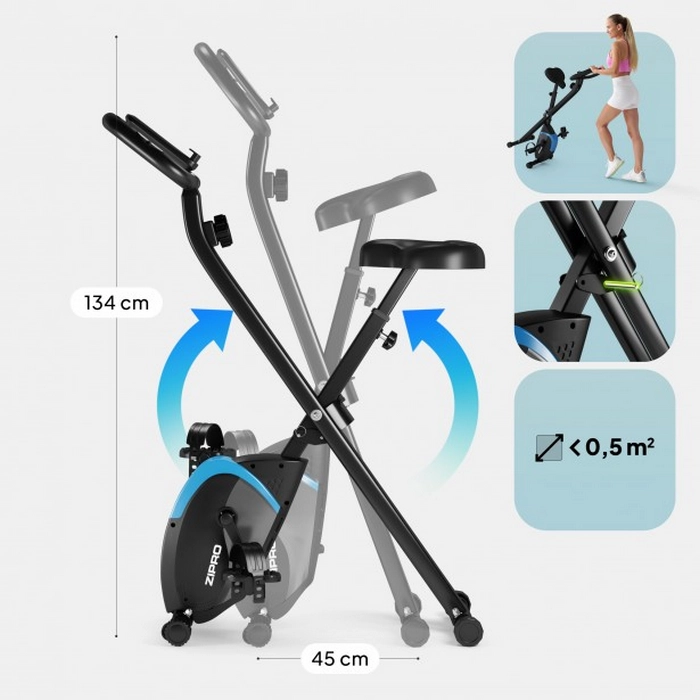 Bicicletă fitness Zipro Future X Negru
110 kg