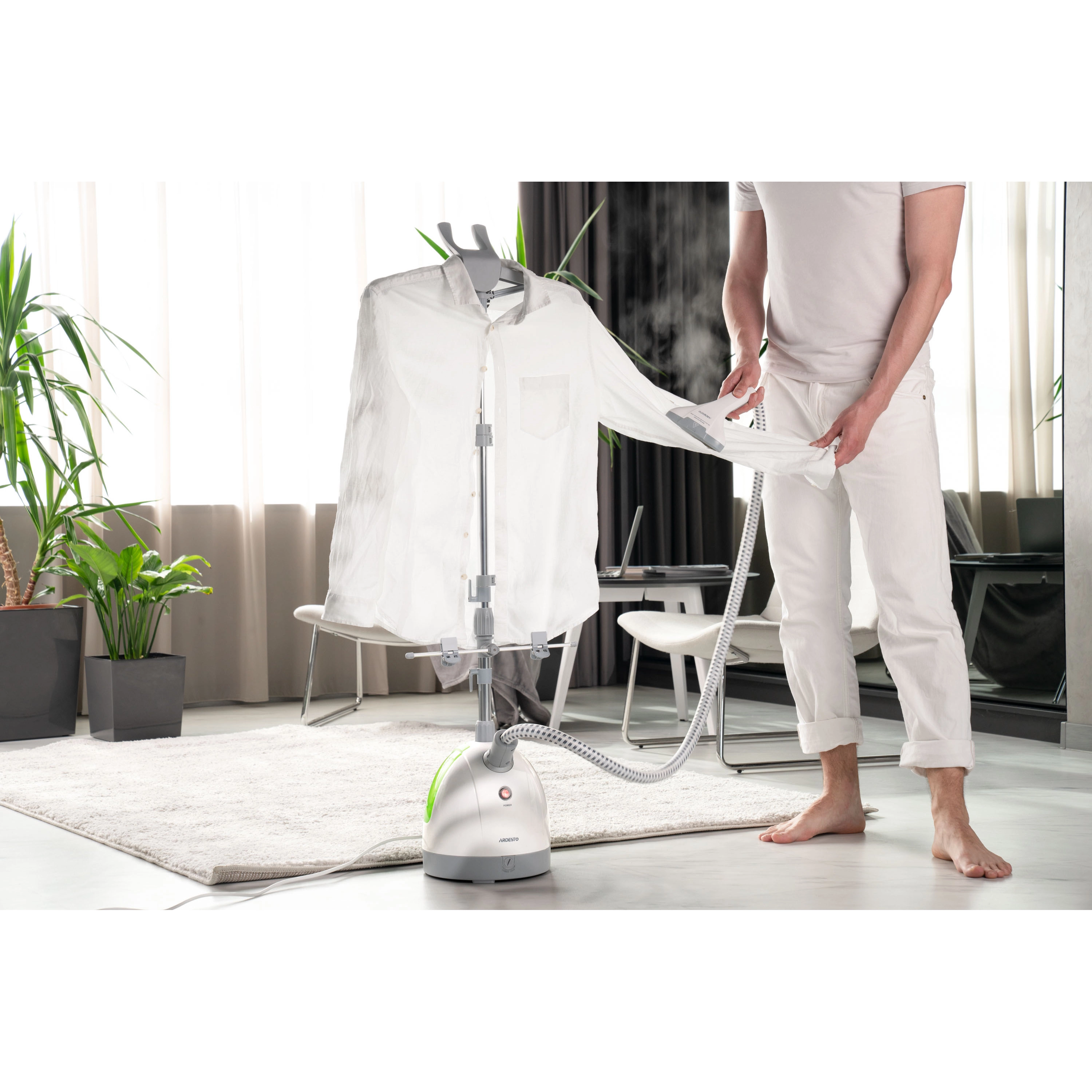 Aparat de călcat cu aburi staționar Ardesto IR-C8815-S Alb
1785 W | 1500 ml | 30 g/min
