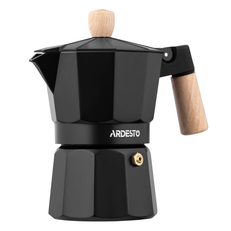 Cafetieră gheizer Ardesto AR8103W Midori Negru
0.12 l | Aluminiu