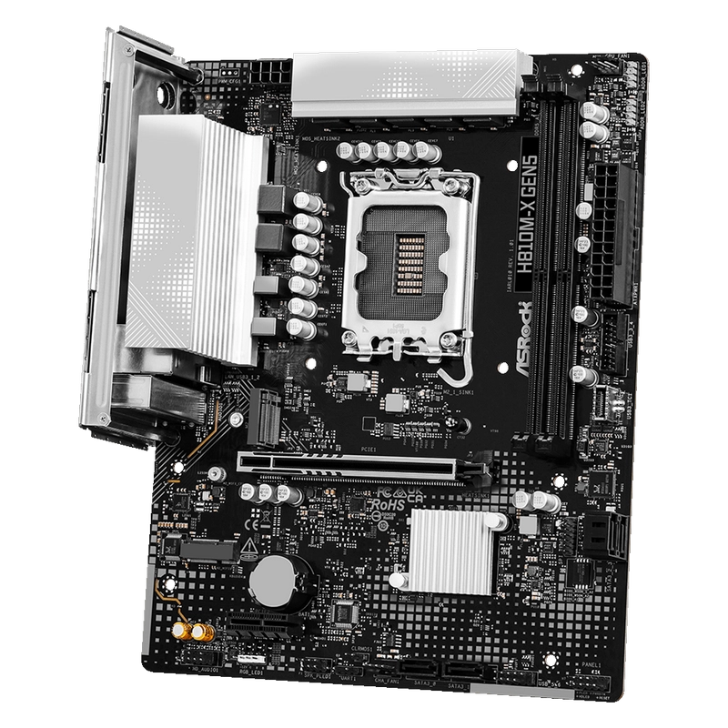 Placă de bază ASRock H810M-X GEN5 LGA1851 Micro-ATX
Intel H810 | DDR5 SDRAM | 2x DIMM