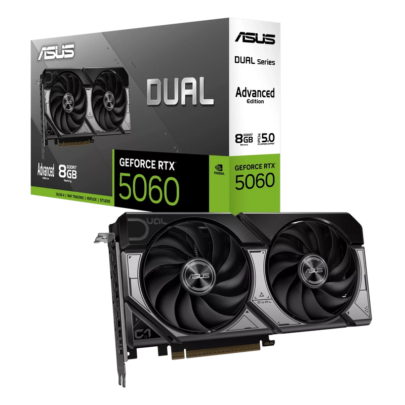 Купить  Видеокарты - Видеокарта ASUS Dual GeForce RTX 5060 OC Edit..