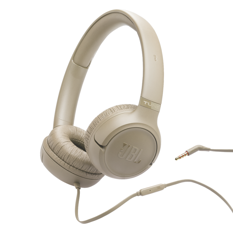 Căști JBL T530 Bej