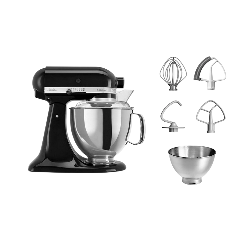 Mixer staționar KitchenAid 5KSM175PSEOB Negru
300 W | Metal | 11.97 kg