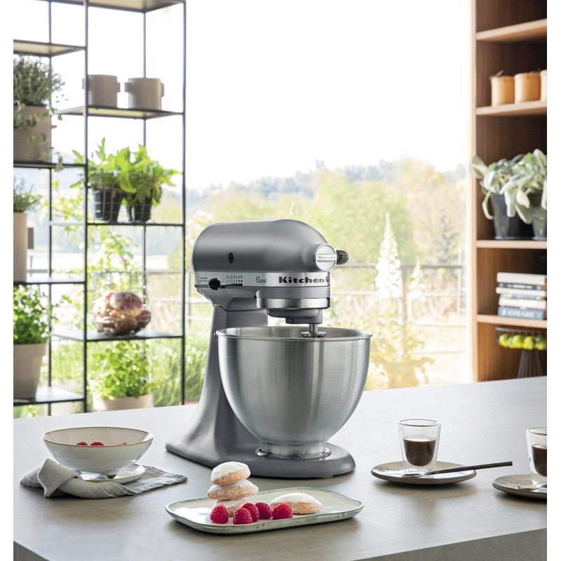 Mixer staționar KitchenAid 5KSM95PSECU Gri
250 W | Metal | 10.5 kg