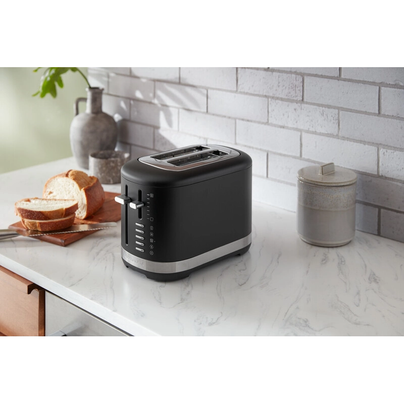 Toaster KitchenAid 5KMT2109EBM Negru
980 W | Metal, Plastic