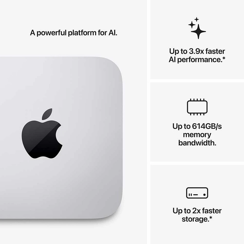 Sistem Desktop PC Apple Mac Studio 2026 M5 Max (18CPU/32GPU) 36 GB Argintiu
M5 Max 32-core GPU | 512 GB