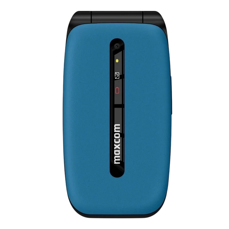 Купить  Кнопочные телефоны - Мобильный телефон Флип MaxCom MM828 Синий..