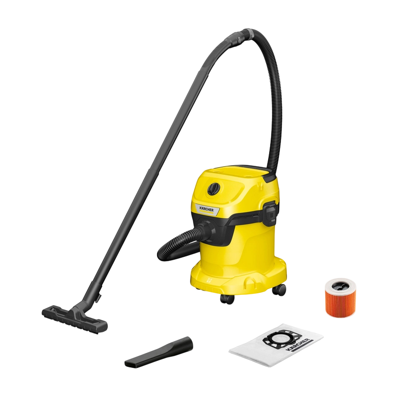 Aspirator Karcher WD 3 V-15/4/20 + Duza WD 1 Galben
Uscată, Umedă | 230 W | Container, Sac | 15 l