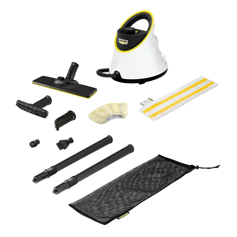 Aparat de curățat cu abur Karcher SC 2 Deluxe EasyFix + Set perii Alb
1500 W | 1000 ml