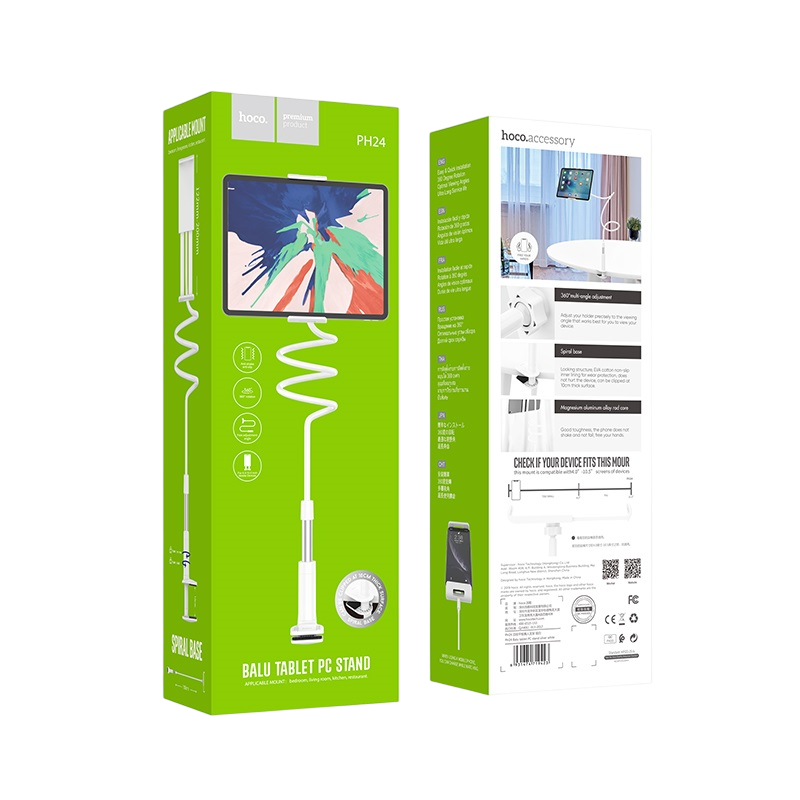 Suport pentru telefon de birou Hoco PH24 Alb
