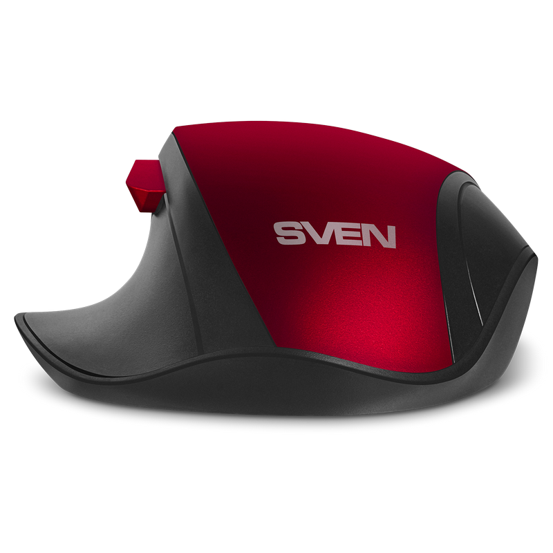 Mouse SVEN RX-525SW Roșu
Optical | 1600 dpi | Fără fir