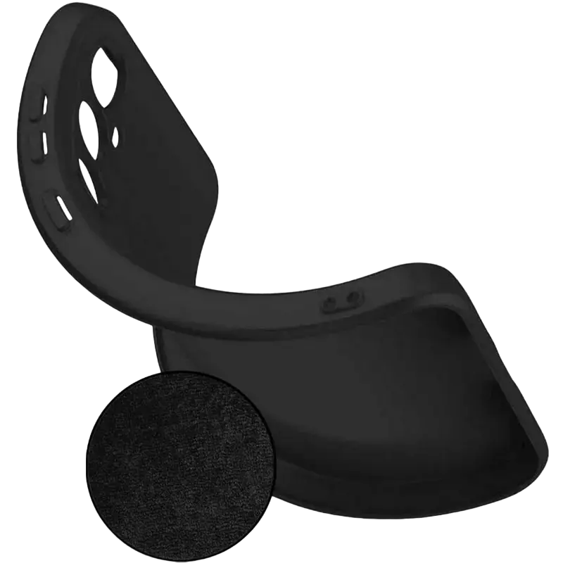 Husă Xcover Samsung Galaxy A25 Soft Touch Microfiber Negru