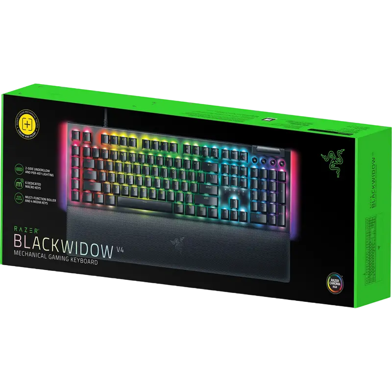 Tastatură Razer BlackWidow V4 Mecanic Negru