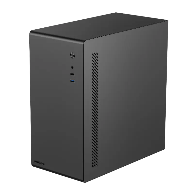 Carcasă PC Sohoo 6519BK Midi-Tower