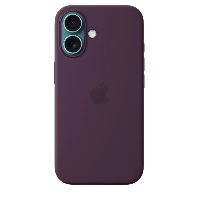Чехол Apple iPhone 16 Silicone Case MagSafe A3313 слива