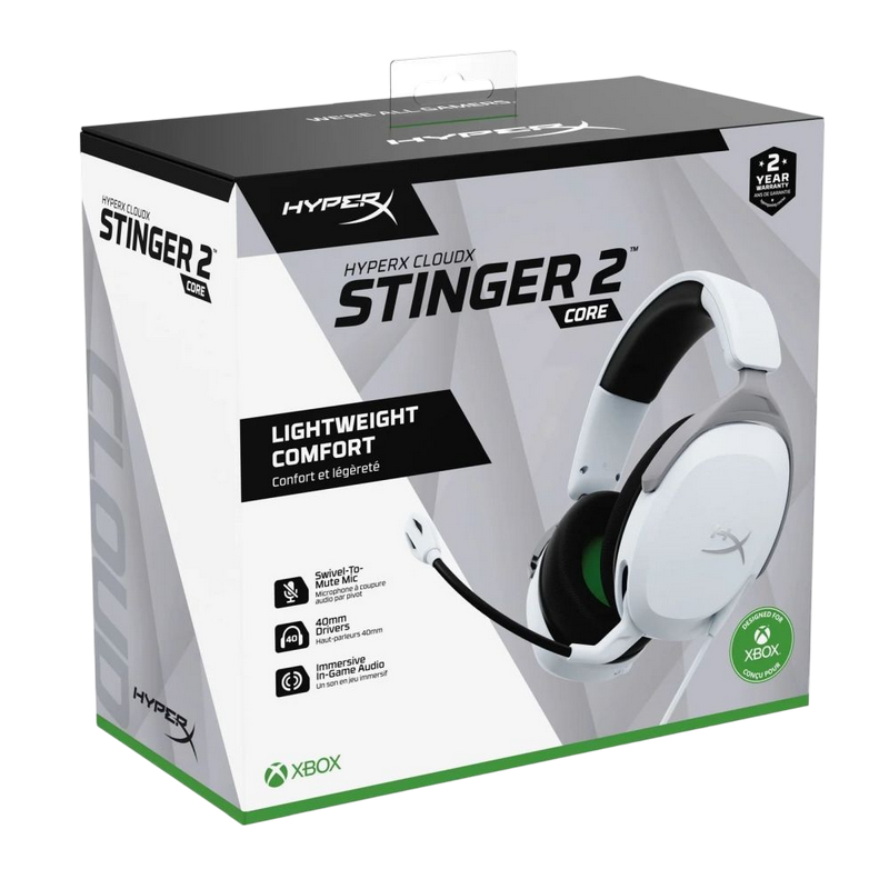 Наушники HyperX CloudX Stinger 2 Core Белый