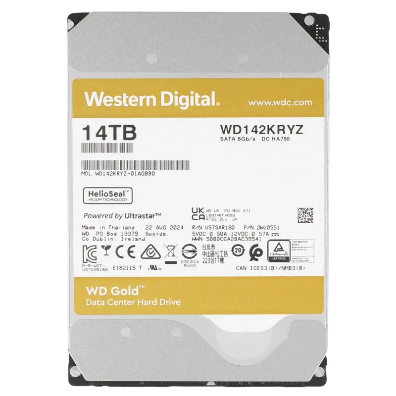 Unitate HDD Western Digital WD Gold 14 TB