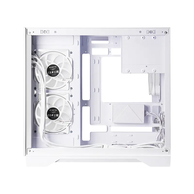 Carcasă PC Chieftec Visio, Midi-Tower, Fără PSU, Alb