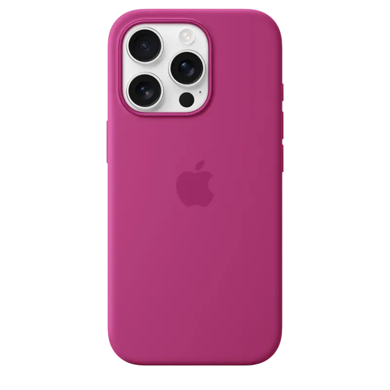 Husă Apple iPhone 16 Pro Silicone Case MagSafe A3313 Fucsie