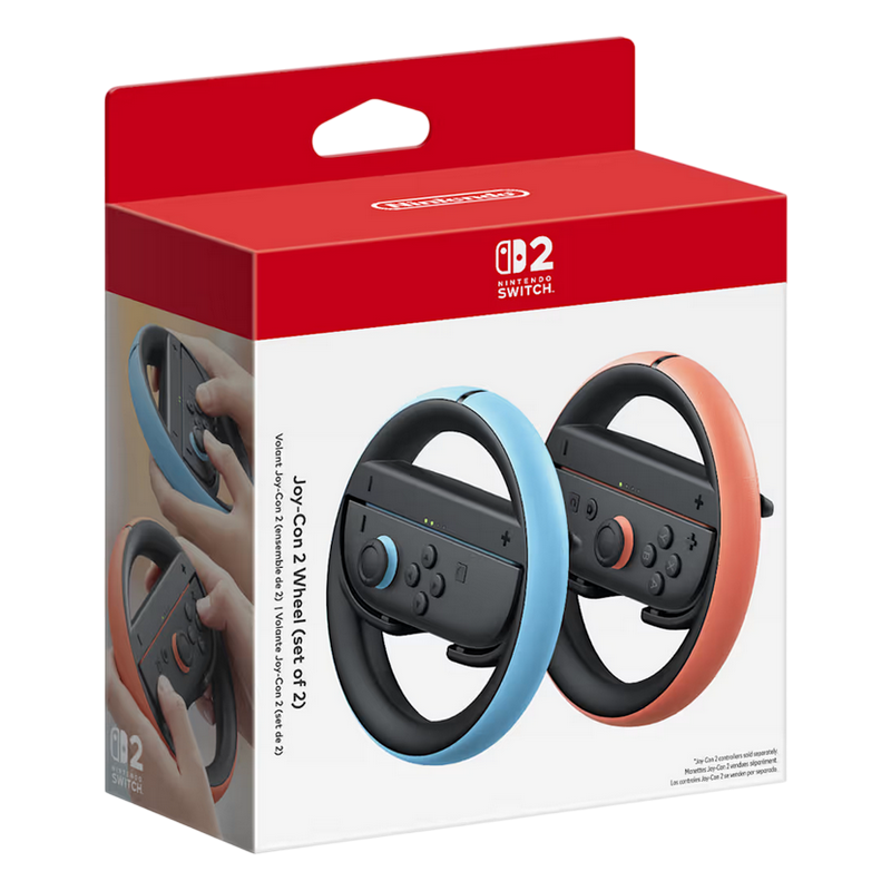 Игровой руль Nintendo Switch 2 Joy-Con 2 Wheel Синий | Красный