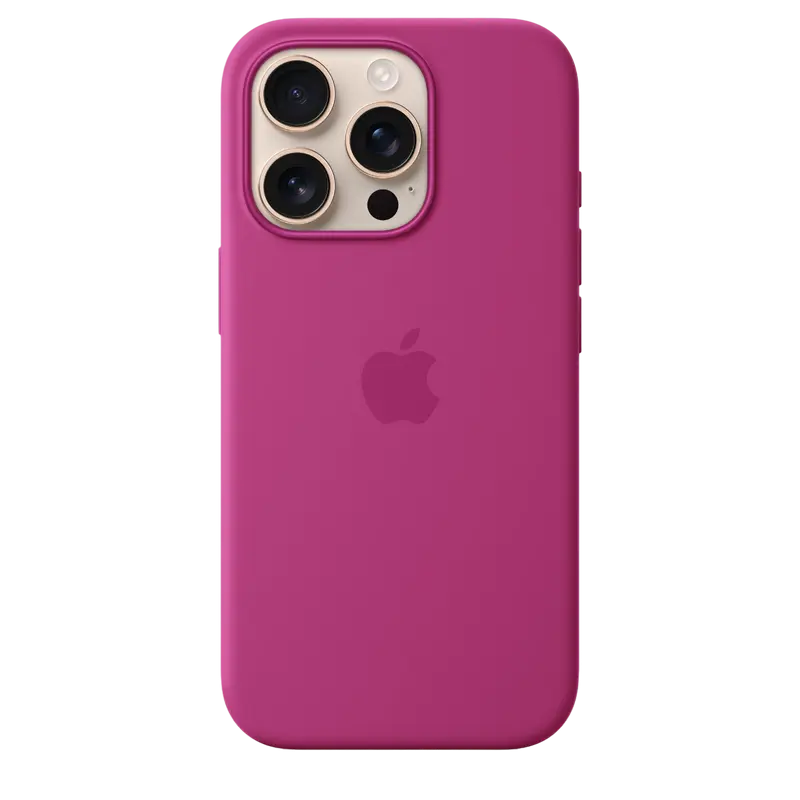Husă Apple iPhone 16 Pro Silicone Case MagSafe A3313 Fucsie