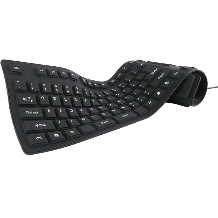 Tastatură Gembird KB-109F-B Membrană Negru