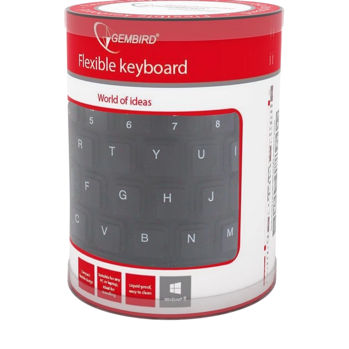 Tastatură Gembird KB-109F-B Membrană Negru